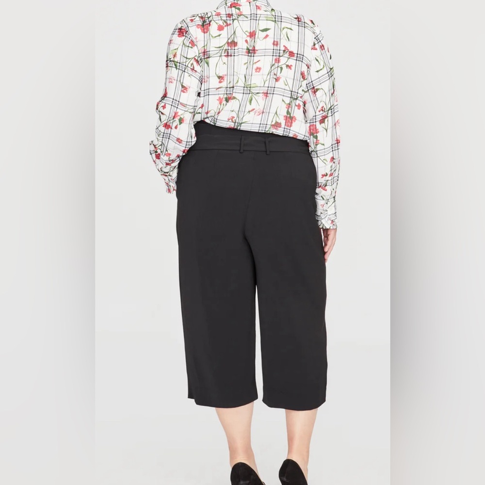 Rachel Roy Collection FLORAL CHECK‎ RUFFLE CUFF BLOUSE - Picture 6 of 15